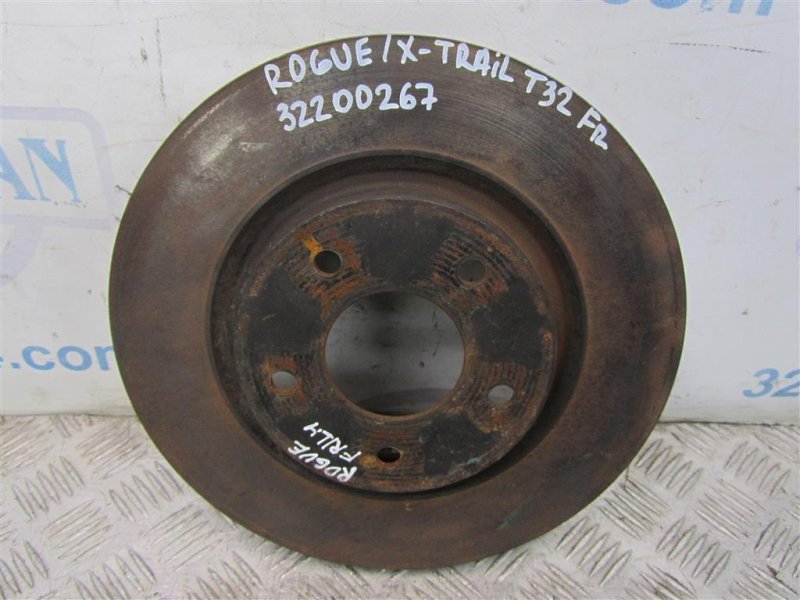 Тормозной диск передний NISSAN X-TRAIL/ROGUE T32 13-20 40206-4BT0A Б/У