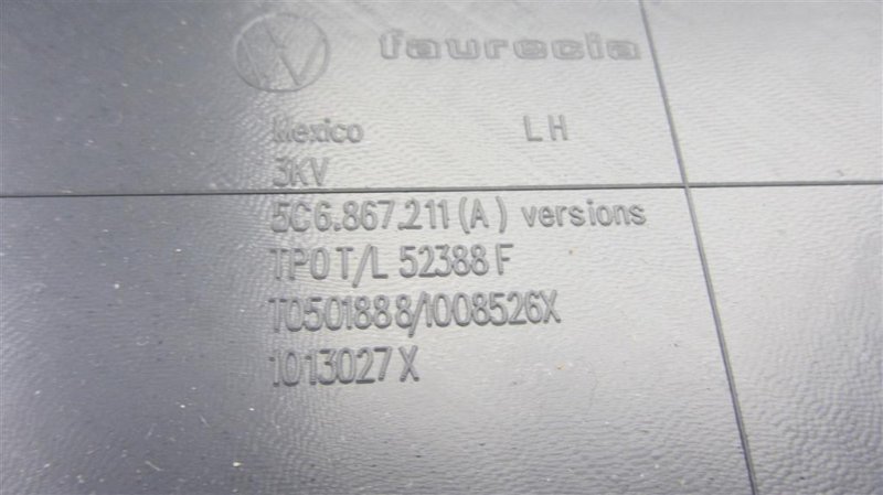 Карта двери задняя левая JETTA USA 10-17 2016 162 1.8 CPRA