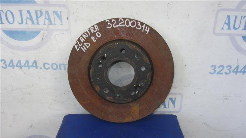 Тормозной диск передний HYUNDAI ELANTRA HD 06-11 51712-2L000 Б/У