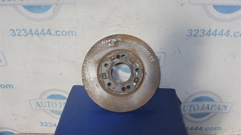 Тормозной диск передний HYUNDAI ELANTRA AD 16- 2017 Седан 2.0 51712-3X000 Б/У