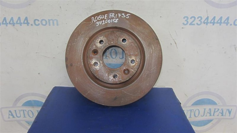 Тормозной диск передний NISSAN X-TRAIL/ROGUE T32 13-20 2015 T32 2.5 QR25DE 40206-4BT0A Б/У