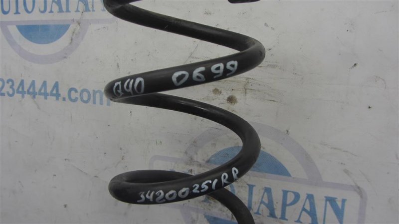 Пружина задней подвески G25/G35/G37/Q40 06-14 2014 Седан 3.7 VQ37VHR