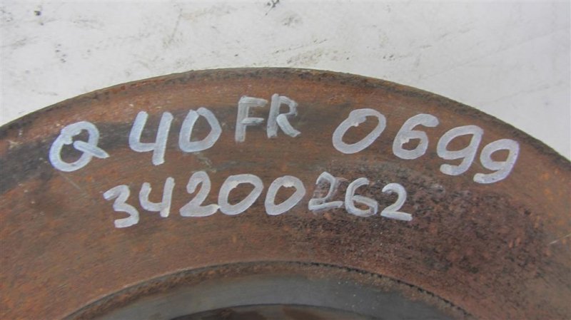 Тормозной диск передний G25/G35/G37/Q40 06-14 2014 Седан 3.7 VQ37VHR