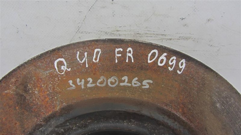 Тормозной диск передний G25/G35/G37/Q40 06-14 2014 Седан 3.7 VQ37VHR