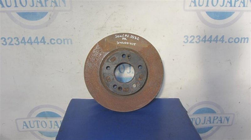 Тормозной диск передний KIA SOUL PS 13-19 2015 PS 2.0 51712-A7000 Б/У