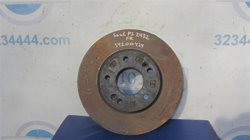 Тормозной диск передний KIA SOUL PS 13-19 2015 PS 2.0 51712-A7000 Б/У