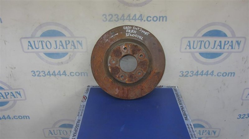 Тормозной диск передний MITSUBISHI ASX / OUTLANDER SPORT 10-21 2014 Внедорожник 2.0 4615A178 Б/У