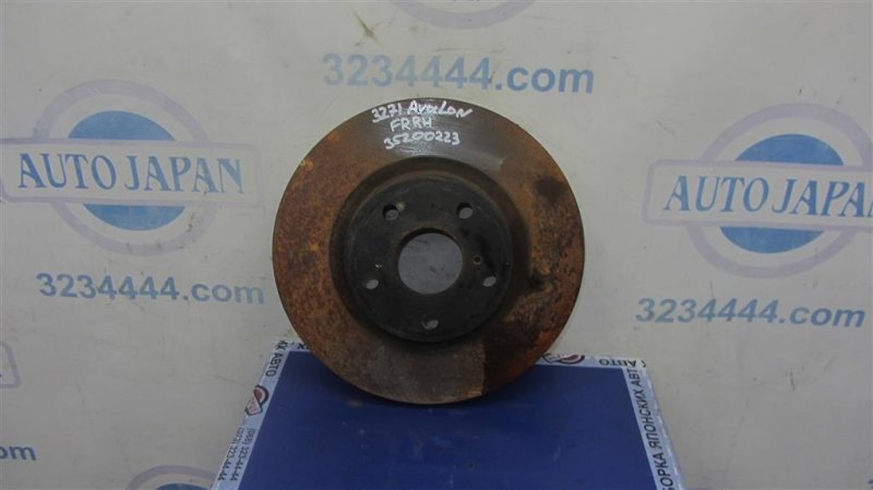 Запчасть тормозной диск передний TOYOTA AVALON 05-12 2007 GSX30 3.5 2GR-FE 43512-08040 Б/У Тормозной диск передний TOYOTA AVALON 05-12 2007 GSX30 3.5 2GR-FE 43512-08040 Б/У