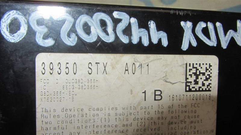 Блок управления дав.в шинах ACURA MDX (YD2) 06-13 YD2 3.7