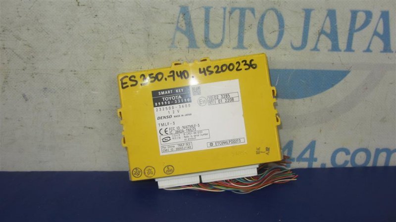 Блок управления центральным замком LEXUS ES350 06-12 2009 Седан 3.5 89990-33110 Б/У
