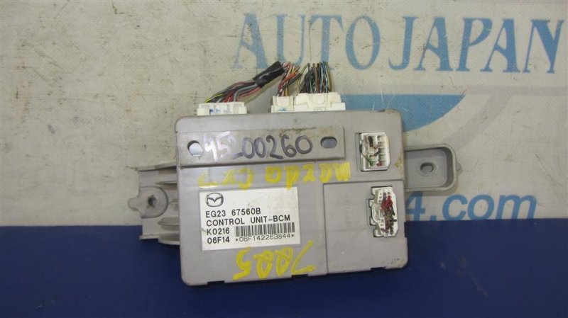 Блок комфорта MAZDA CX-7 06-12 2007 Внедорожник 2.3 EG23-67-560B Б/У