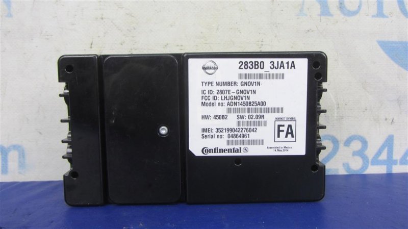 Блок электронный INFINITI QX60/JX35 12-20 2014 Внедорожник 3.5 VQ35DE 283B0-3JA1A Б/У