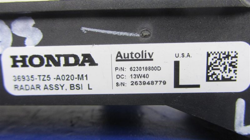 Датчик слепых зон задний левый ACURA MDX (YD3) 13-21 Внедорожник 3.5