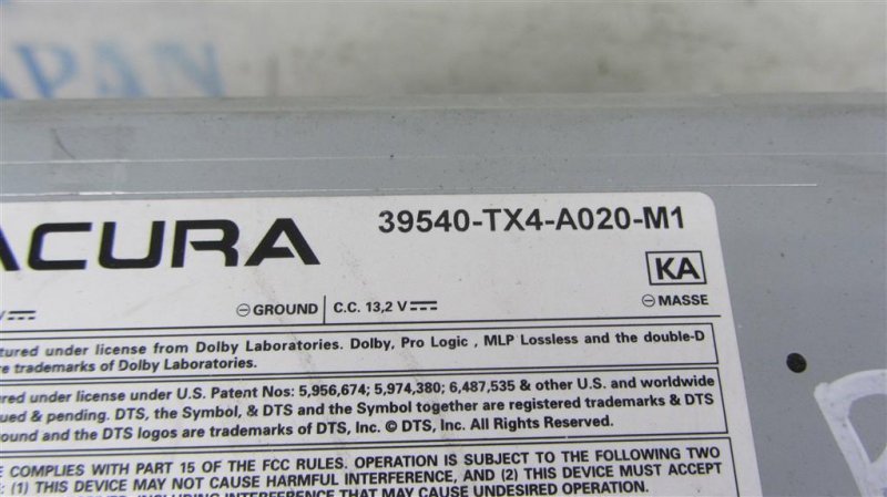 Магнитола ACURA RDX 12-19 Внедорожник 3.5