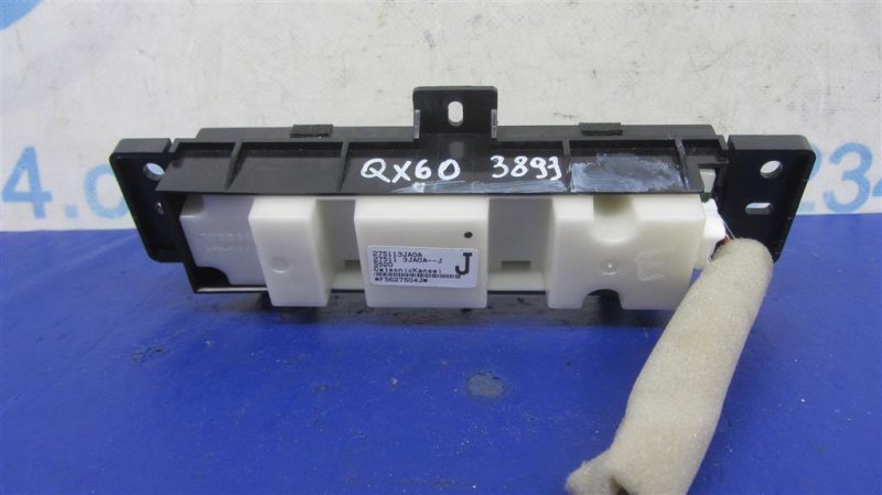 Блок управления печкой задний INFINITI QX60/JX35 12-20 Внедорожник 3.5