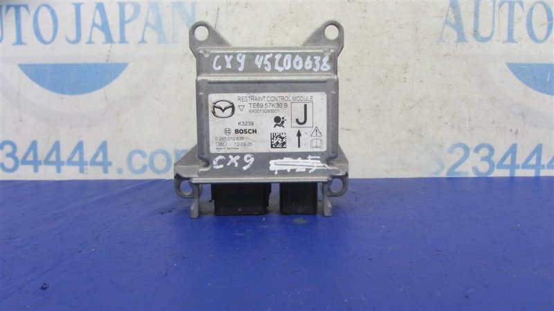 Запчасть блок управления airbag MAZDA CX-9 06-16 TE69-57-K30B Б/У Блок управления AIRBAG MAZDA CX-9 06-16 TE69-57-K30B Б/У