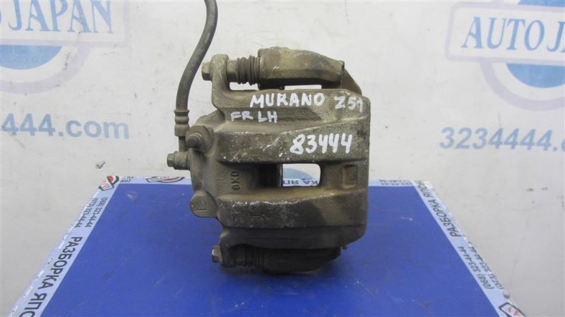 Запчасть суппорт тормозной передний левый NISSAN MURANO Z51 07-14 41011-1AA0A Б/У Суппорт тормозной передний левый NISSAN MURANO Z51 07-14 41011-1AA0A Б/У