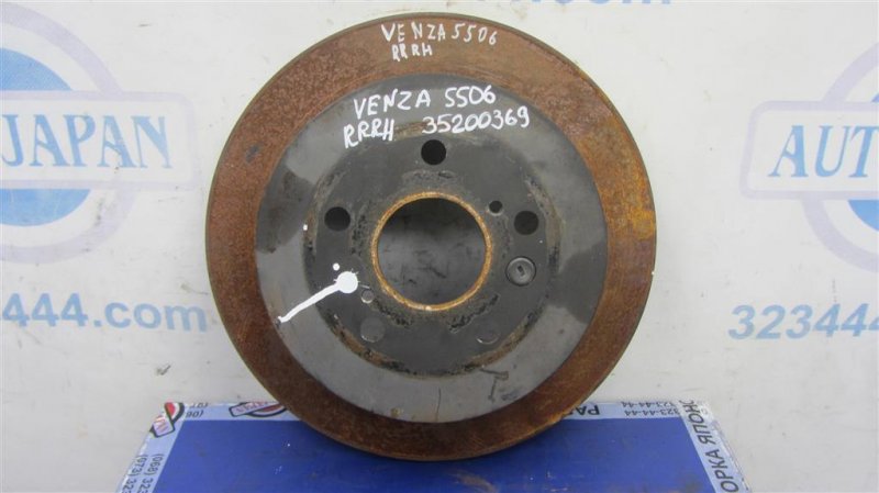 Тормозной диск задний TOYOTA VENZA 09-16 2009 AGV10 2.7 1ARFE 42431-0T010 Б/У