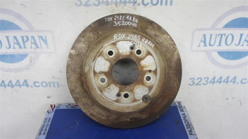 Тормозной диск задний ACURA RDX 12-19 2014 Внедорожник 3.5 42510-TX4-A02 Б/У