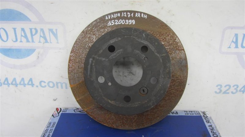 Тормозной диск задний TOYOTA AVALON 05-12 2007 GSX30 3.5 2GR-FE 42431-06110 Б/У