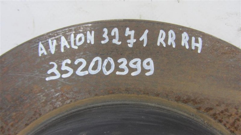Тормозной диск задний AVALON 05-12 2007 GSX30 3.5 2GR-FE