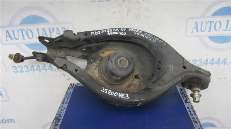 Запчасть рычаг задней подвески поперечный нижний задний правый ACURA MDX (YD2) 06-13 2008 YD2 3.7 52350-STX-A01 Б/У Рычаг задней подвески поперечный нижний задний правый ACURA MDX (YD2) 06-13 2008 YD2 3.7 52350-STX-A01 Б/У