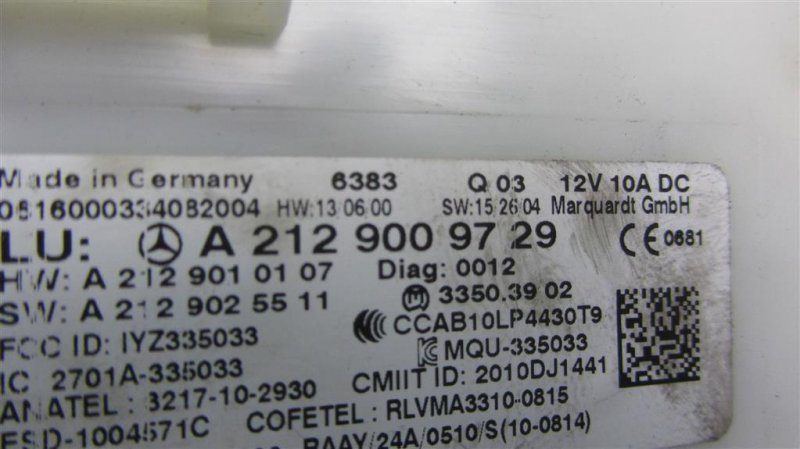 Блок управления центральным замком QX30 16-20 2016 Внедорожник 2.0 20PET