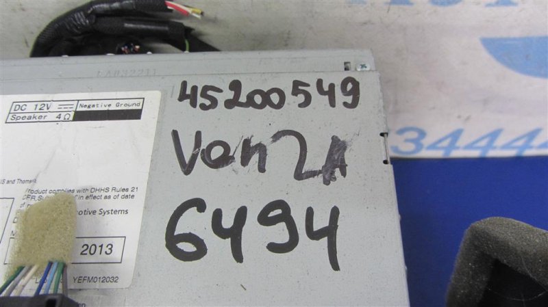 Магнитола VENZA 09-16 2013 GGV10 3.5 2GR-FE Магнитола VENZA 09-16 2013 GGV10 3.5 2GR-FE