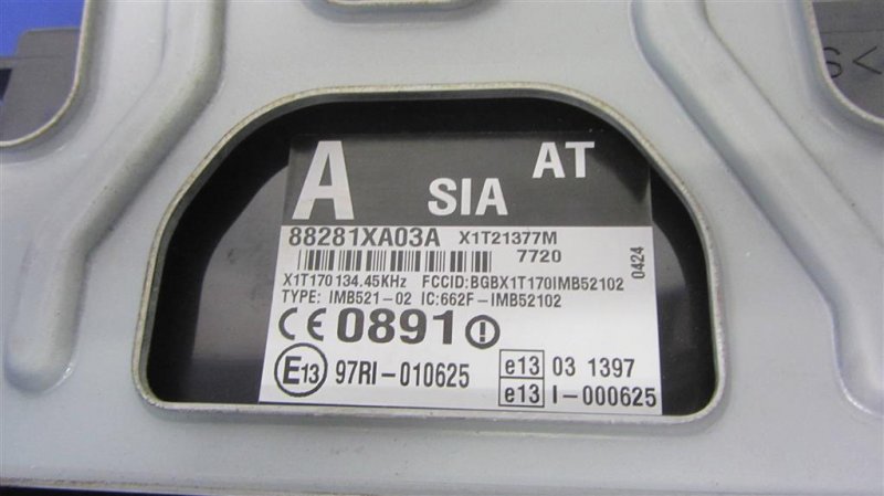 Блок иммобилайзера TRIBECA B10 07-13 2007 Внедорожник 3.6