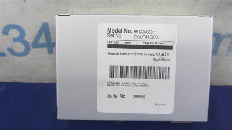 Блок управления мультимедиа SIENNA 11-16 2013 GSL30 3.5 2GR-FE