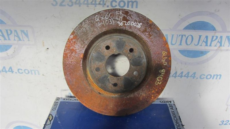 Тормозной диск передний INFINITI QX60/JX35 12-20 2015 Внедорожник 3.5 40206-3JA0A Б/У