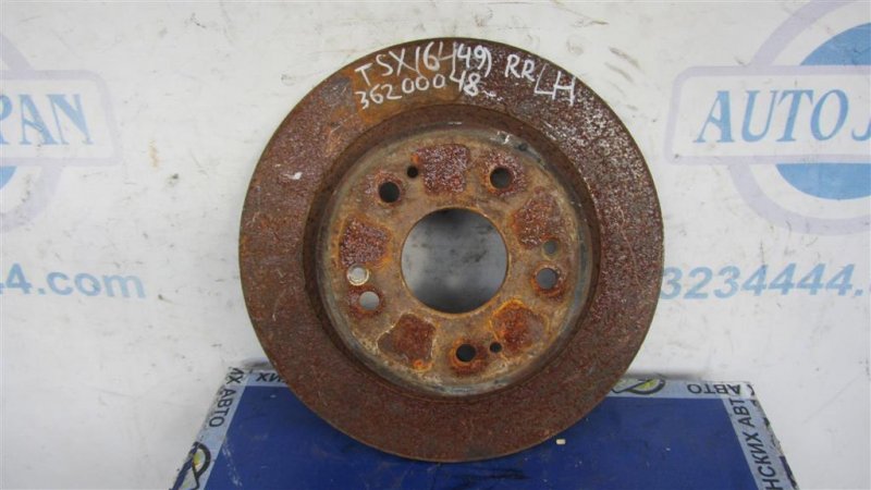 Запчасть тормозной диск задний HONDA ACCORD CU8 / TSX 08-14 2009 Седан 2.4 42510-TA0-A02 Б/У Тормозной диск задний HONDA ACCORD CU8 / TSX 08-14 2009 Седан 2.4 42510-TA0-A02 Б/У