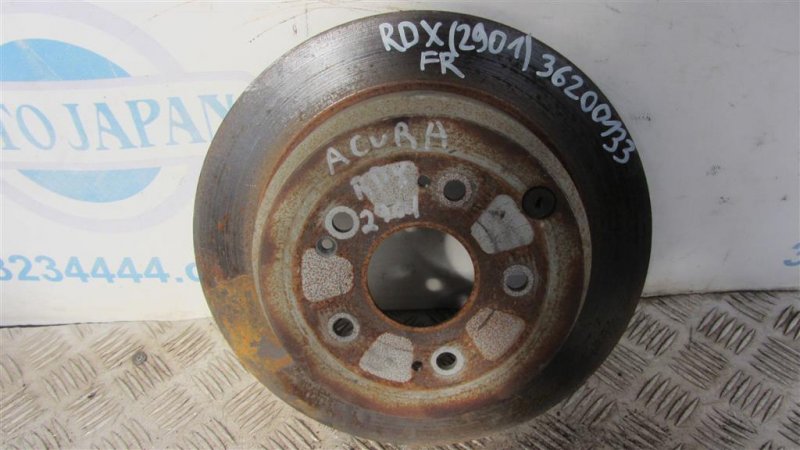 Тормозной диск задний ACURA RDX 12-19 2016 Внедорожник 3.5 42510-TX4-A02 Б/У