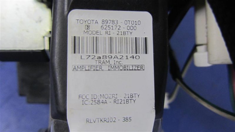 Замок зажигания VENZA 09-16 2009 AGV10 2.7 1ARFE