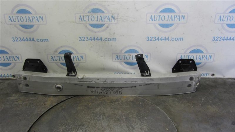 Усилитель заднего бампера INFINITI Q60 16-20 2018 COUPE 3.0 VR30DDTT 85030-5CA0A Б/У