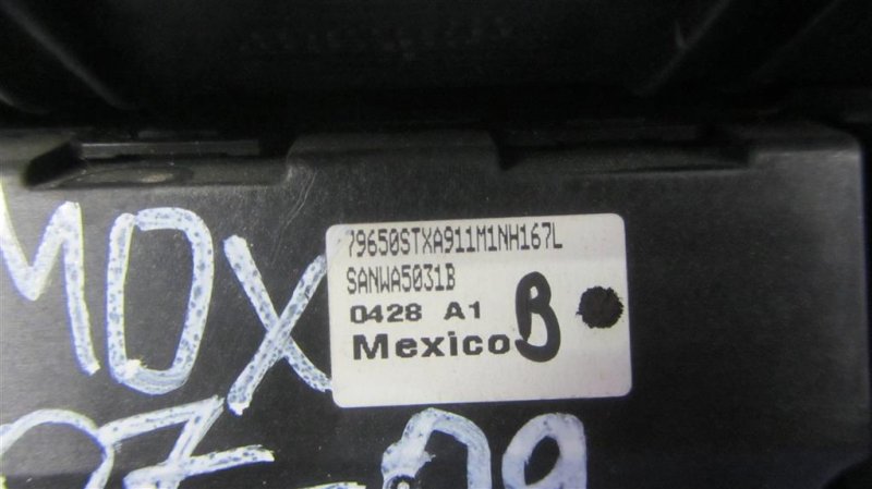 Блок управления печкой задний MDX (YD2) 06-13 YD2 Блок управления печкой задний MDX (YD2) 06-13 YD2