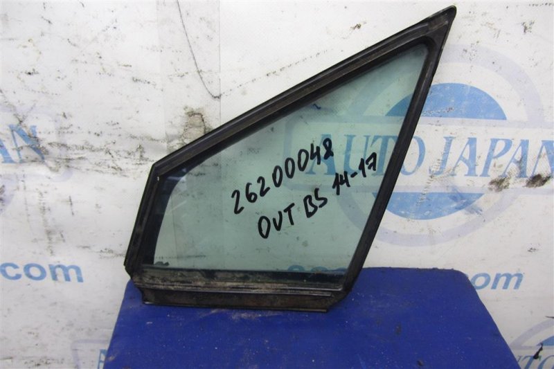 Стекло двери глухое переднее левое SUBARU OUTBACK BS 14-21 2016 Внедорожник 2.5 FB25B 61011AL21A Б/У
