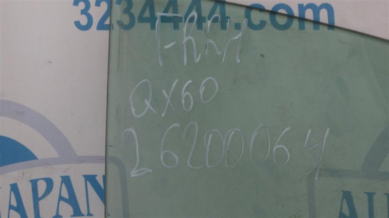 Стекло двери переднее правое QX60/JX35 12-20