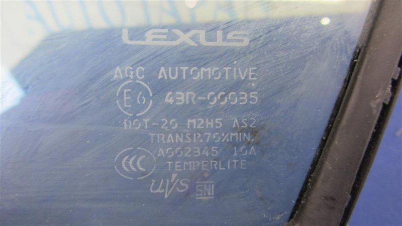 Стекло двери глухое переднее левое NX 14-21