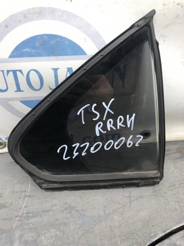 Стекло двери глухое заднее правое HONDA ACCORD CL7 / TSX 03-08 Б/У