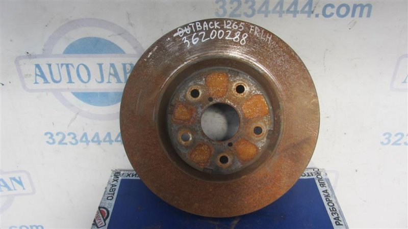 Запчасть тормозной диск передний SUBARU OUTBACK BS 14-21 2016 Внедорожник 2.5 FB25B 26300AL03A Б/У Тормозной диск передний SUBARU OUTBACK BS 14-21 2016 Внедорожник 2.5 FB25B 26300AL03A Б/У