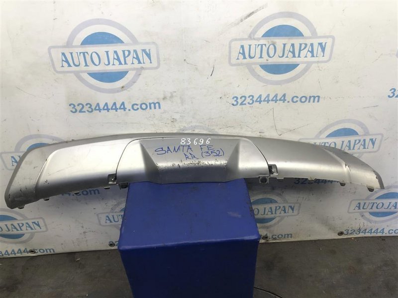Накладка бампера задняя HYUNDAI SANTA FE (DM) 12-18 2015 Внедорожник 3.3 86665-B8200 Б/У
