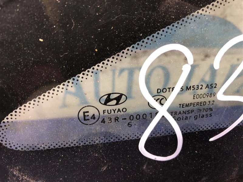 Стекло в кузов заднее правое HYUNDAI SONATA LF 2014-