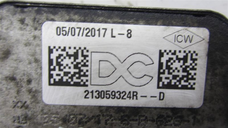 Теплообменник масляного фильтра NISSAN QASHQAI/ROGUE SPORT 14- K9K