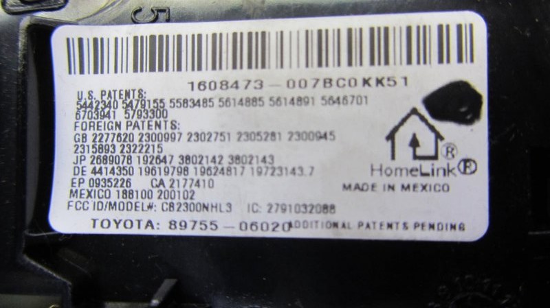 Плафон салона передний VENZA 09-16 2009 AGV15 2.7 1ARFE Плафон салона передний VENZA 09-16 2009 AGV15 2.7 1ARFE