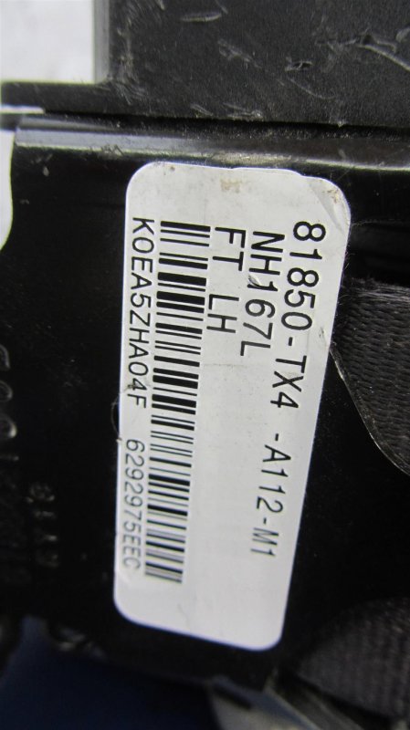 Ремень безопасности передний левый RDX 12-19 2016 Внедорожник 3.5