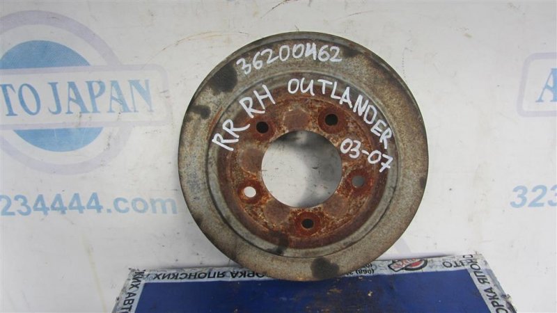 Тормозной барабан MITSUBISHI OUTLANDER 03-07 MR307746 Б/У