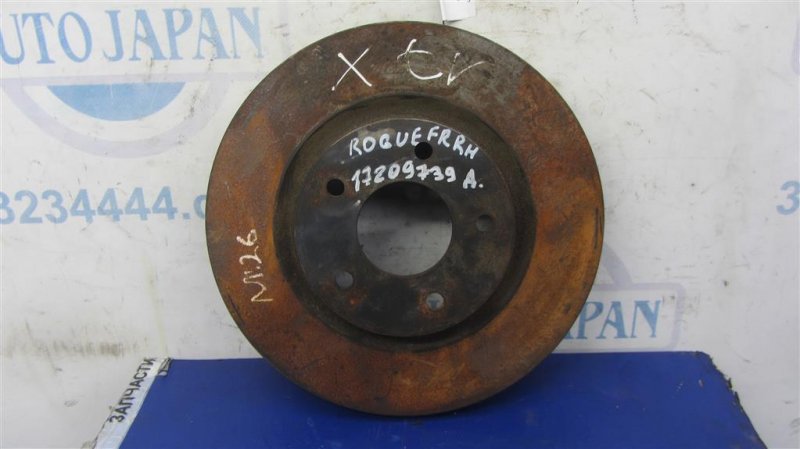 Тормозной диск передний NISSAN X-TRAIL/ROGUE T32 13-20 40206-4BA0A Б/У