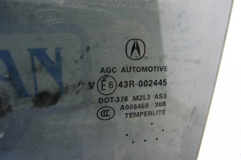 Стекло двери заднее левое ACURA RDX 12-19 Внедорожник 3.5