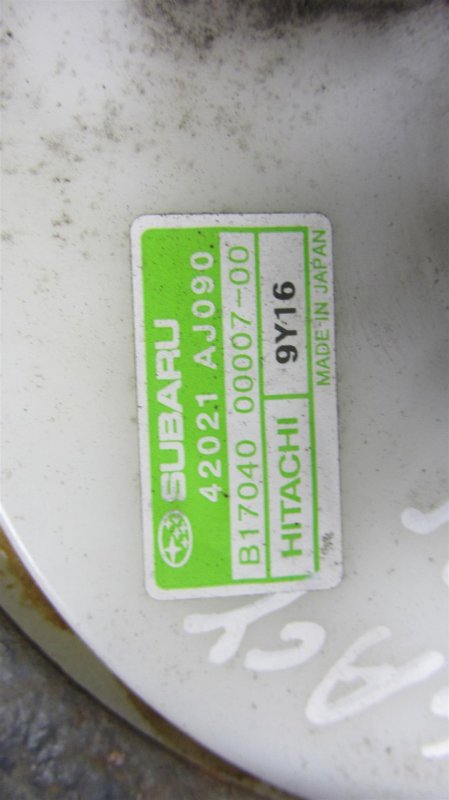 Топливный насос LEGACY 09-15 BM 2013 Седан 2.5 FB25B Топливный насос LEGACY 09-15 BM 2013 Седан 2.5 FB25B